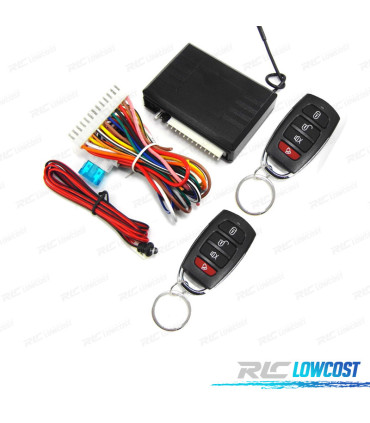 KIT DE FERMETURE CENTRALISÉE UNIVERSEL AVEC 2 TELECOMMANDES