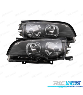 PHARES BMW E46 COUPÉ 01-03 FOND NOIR