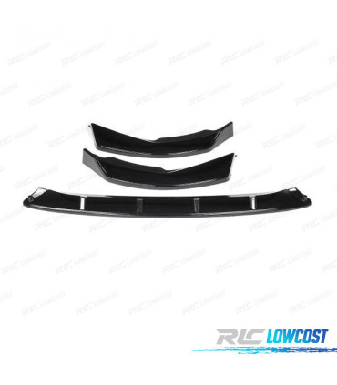 SPOILER LAME AVANT POUR BMW SÉRIE 3 G20 19- LOOK M PERFORMANCE II NOIR BRILLANT