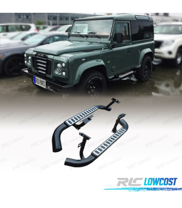 MARCHEPIEDS LAND ROVER DEFENDER 90 ARGENT 83-16
