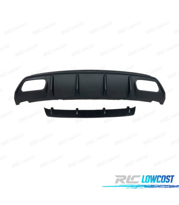 DIFFUSEUR MERCEDES CLASSE A W176 AMG 12-18 LOOK A45 NOIR MAT