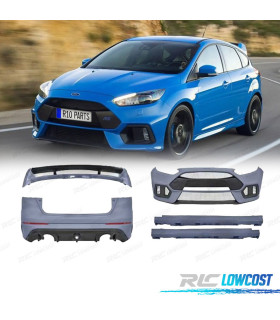 KIT CARROSSERIE POUR FORD FOCUS 14-17 LOOK RS PDC SRA