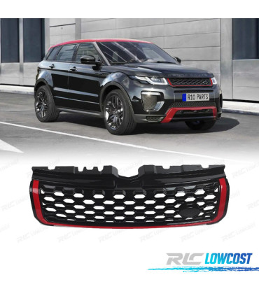 CALANDRE RANGE ROVER EVOQUE LOOK DYNAMIC NOIR ROUGE