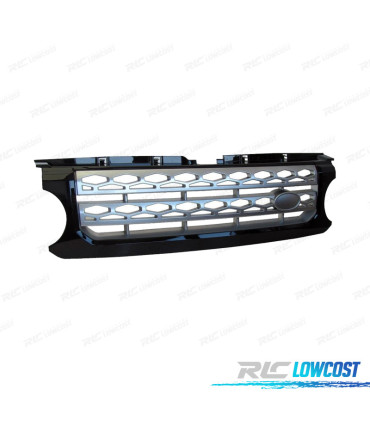 GRILLE LAND ROVER DISCOVERY III 05-09 NOIR ARGENT