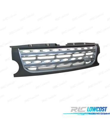 GRILLE LAND ROVER DISCOVERY III 05-09 LOOK DISCOVERY 4 GRIS MATE ARGENT