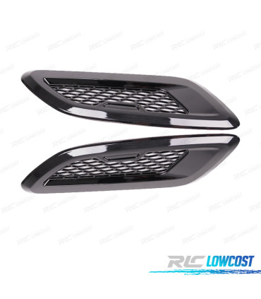 PRISE D'AIR RANGE ROVER EVOQUE 10-18 LOOK SVR NOIR BRILLANT