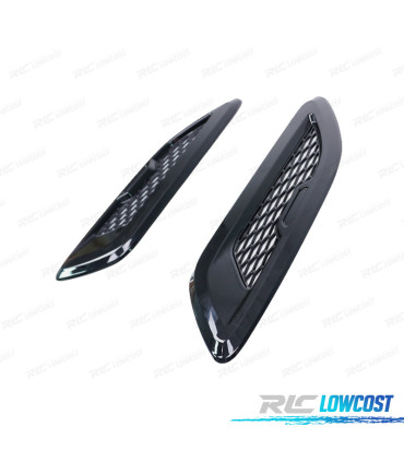 PRISE D'AIR RANGE ROVER EVOQUE 10-18 LOOK SVR NOIR BRILLANT
