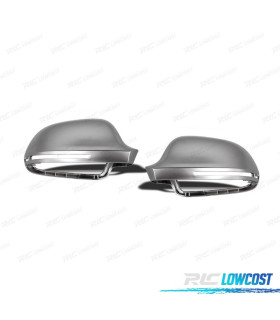 COQUES RÉTROVISEURS AUDI A4 B8 08-09 ALUMINIO CROMO