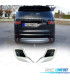 GARNITURES D'ÉCHAPPEMENT PARE-CHOCS ARRIÈRE LAND ROVER DISCOVERY V 17- LOOK DYNAMIC HSE ARGENT MAT NOIR