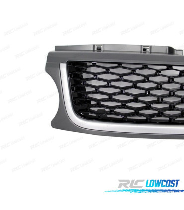 GRILLE RANGE ROVER SPORT 10-13 LOOK AUTOBIOGRAPHY CINZA PRETO