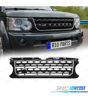 GRILLE LAND ROVER DISCOVERY IV 09-16 NOIR BILLANT CHROME