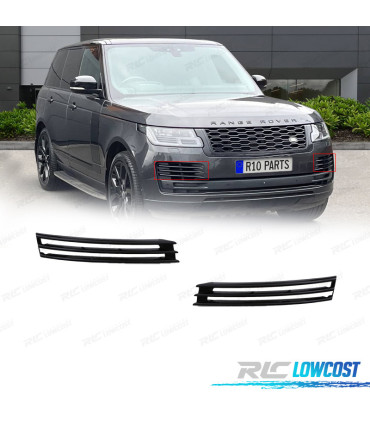 GRILLE ANTIBROUILLARD RANGE ROVER VOGUE 13-17 NOIR BRILLANT