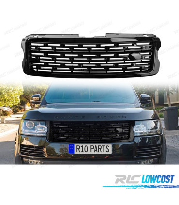 GRILLE RANGE ROVER VOGUE 05-09 LOOK SVA AUTOBIOGRAPHY NOIR BRILLANT