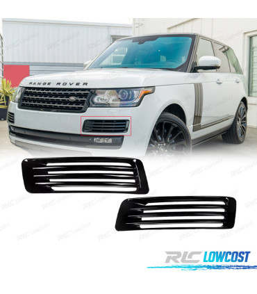 GRILLE ANTIBROUILLARD RANGE ROVER VOGUE 13-17 LOOK SVA AUTOBIOGRAPHY NOIR BRILLANT