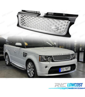 GRILLE RANGE ROVER SPORT 10-13 NOIR BRILLANT ARGENT LOOK AUTOBIOGRAPHY