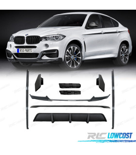 KIT CARROSSERIE BMW X6 F16 LCI 15-19 LOOK M CARBONE