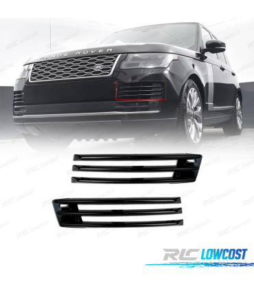 GRILLE ANTIBROUILLARD RANGE ROVER VOGUE 18- NOIR BRILLANT