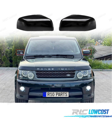 COQUES DE RÉTROVISEURS RANGE ROVER SPORT 10-13 NOIR BRILLANT