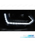 PHARES POUR VOLKSWAGEN VW T5 GP 09-14  DRL + CLIGNOTANTS LED DYNAMIQUES NOIR