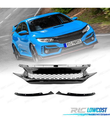 CALANDRE POUR HONDA CIVIC 16-20 LOOK TYPE R