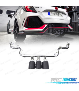 LIGNE D'ÉCHAPPEMENT POUR HONDA CIVIC 16-20 LOOK TYPE R