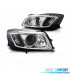 PHARES POUR OPEL INSIGNIA 08-13 FOND CHROMÉ LED