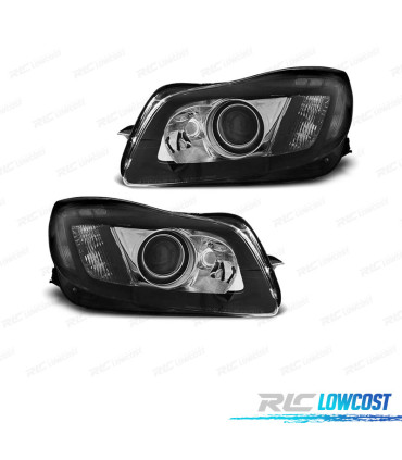 PHARES POUR OPEL INSIGNIA 08-13 LED FOND NOIR