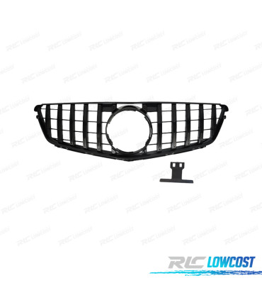 CALANDRE MERCEDES W204 07-14 LOOK AMG GT NOIR BRILLANT