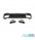 DIFFUSEUR ARRIÈRE MERCEDES W167 20- + EMBOUTS D´ÉCHAPPEMENT LOOK AMG GLS63