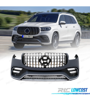 PARE-CHOCS AVANT MERCEDES X167 20- LOOK GLS 63