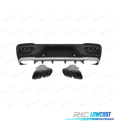 DIFFUSEUR ARRIER MERCEDES COUPE C167 20- LOOK GLE 63 NOIR ARGENT