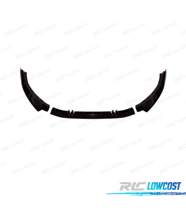 SPOILER LAME DE PARE-CHOCS AVANT AUDI A4 21- LOOK SPORT NOIR BRILLANT