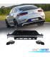 DIFFUSEUR MERCEDES GLC C253 COUPE 19-22 LOOK AMG GLC63 NOIR CHROMÉE