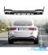 DIFFUSEUR MERCEDES GLC X253 SUV 19-22 LOOK AMG GLC63 NOIR CHROMÉE