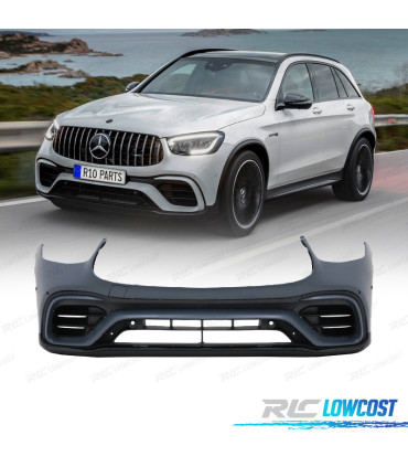 PARE-CHOCS AVANT MERCEDES X253 19-22 LOOK GLC63 + PASSAGES DE ROUE
