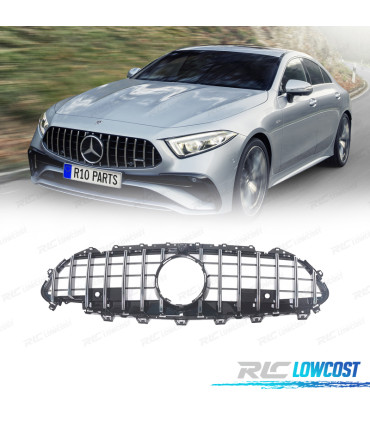 CALANDRE MERCEDES W257 18-24 LOOK GTR NOIR CHROMÉE