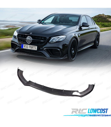 SPOILER LIP MERCEDES W213 16-20 LOOK BRABUS NOIR BRILLANT