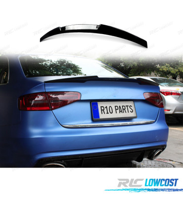 AILERON AUDI A4 B8 SEDÁN 07-15 LOOK PSM NOIR BRILLANT