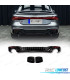 DIFFUSEUR ARRIÈRE AUDI A7 19-23 LOOK RS7 NOIR BRILLANT O---O