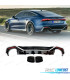 DIFFUSEUR ARRIÈRE AUDI A7 19-23 LOOK RS7 NOIR BRILLANT ET CHROMÉE