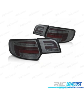 FEUX ARRIERE AUDI A3 8P 03-08 ROUGE CHROME FUMÉ
