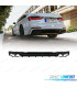 DIFFUSEUR ARRIÈRE AUDI A6  A6 AVANT 19-24 LOOK S6 NOIR BRILLANT + EMBOUTS