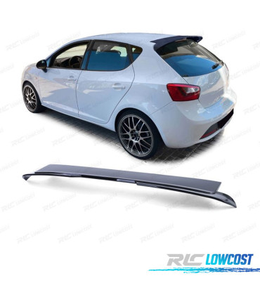 SPOILER SEAT IBIZA 6J 5P 08- LOOK CUPRA NOIR BRILLANT