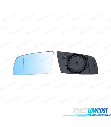 GLACE RÉTROVISEUR BASE GAUCHE BMW SÉRIE 5 E60 03-10 BLEU