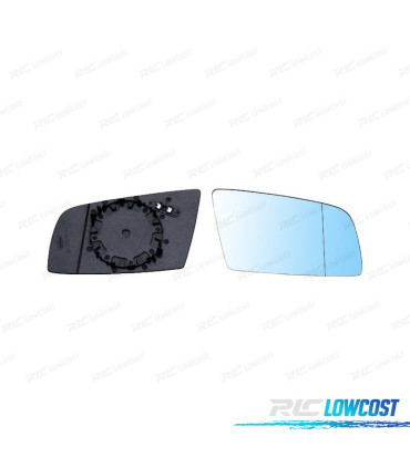 GLACE RÉTROVISEUR BASE DROITE BMW SÉRIE 5 E60 03-10 BLEU