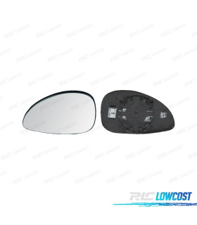 GLACE RÉTROVISEUR BASE GAUCHE CITROEN C4 04-09 THERMIQUE