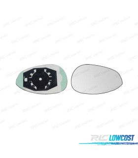 GLACE RÉTROVISEUR BASE DROITE FIAT 500 07-11 CONVEXE