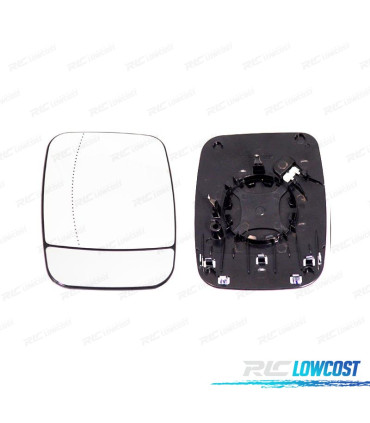 GLACE RÉTROVISEUR BASE GAUCHE RENAULT TRAFIC 14-23 THERMIQUE