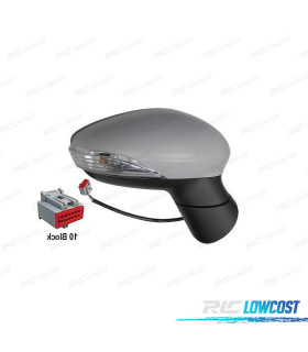 RÉTROVISEUR COMPLET DROIT FORD FIESTA 12-17 APPRÊTÉ