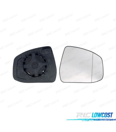 GLACE RÉTROVISEUR BASE DROITE FORD FOCUS 07-12 ASPHÉRIQUE